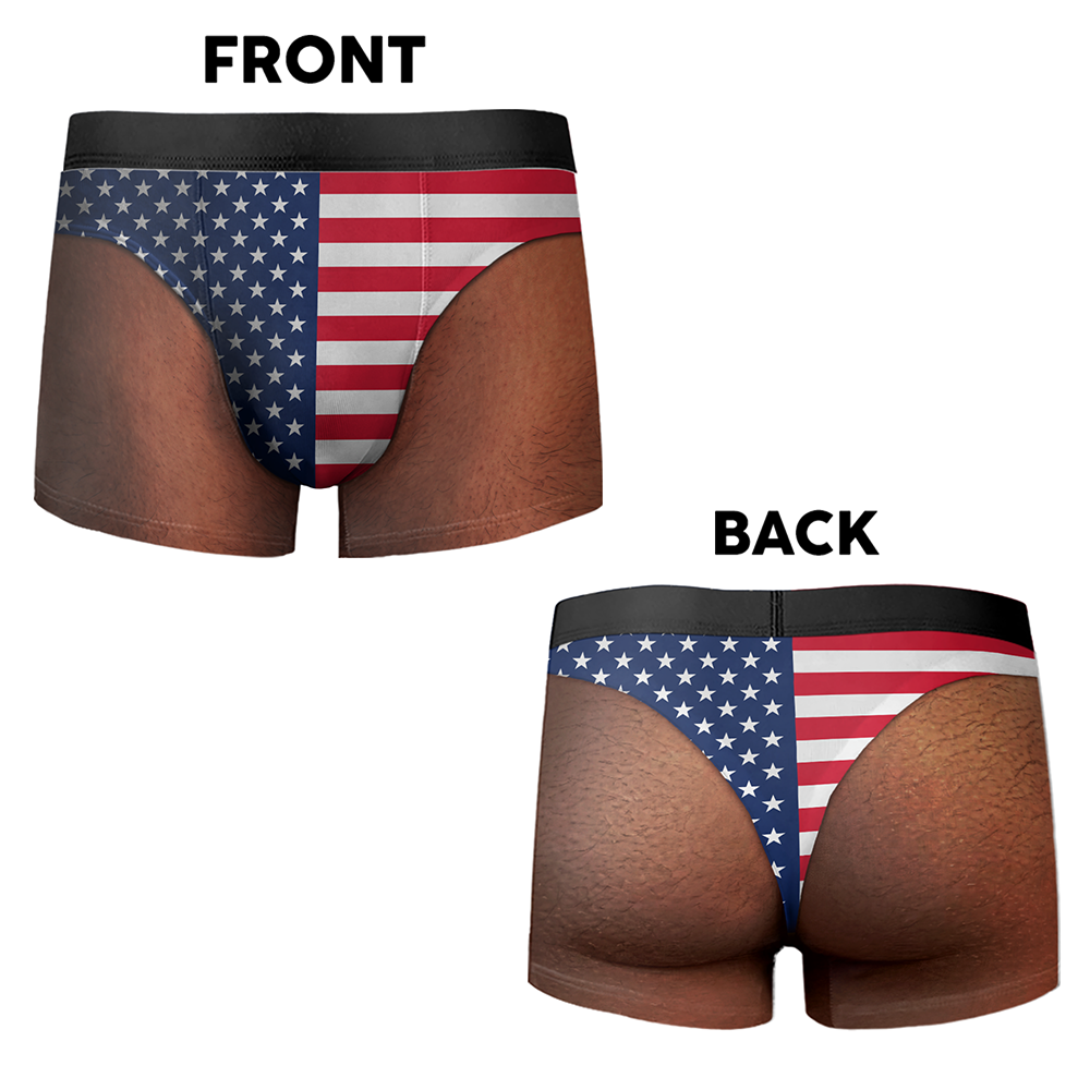 Personalized Funny Patriotic America Flag Freedom Boxers LM32 669545