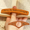 Sorry, My Book is Calling Personalized Engraved Book Page Holder Funny Gifts For Book Lovers CH07 899558