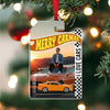 Custom Car Photo Merry Carmas Acrylic Ornament - Personalized Christmas Gift For Car Lovers TH10 170711