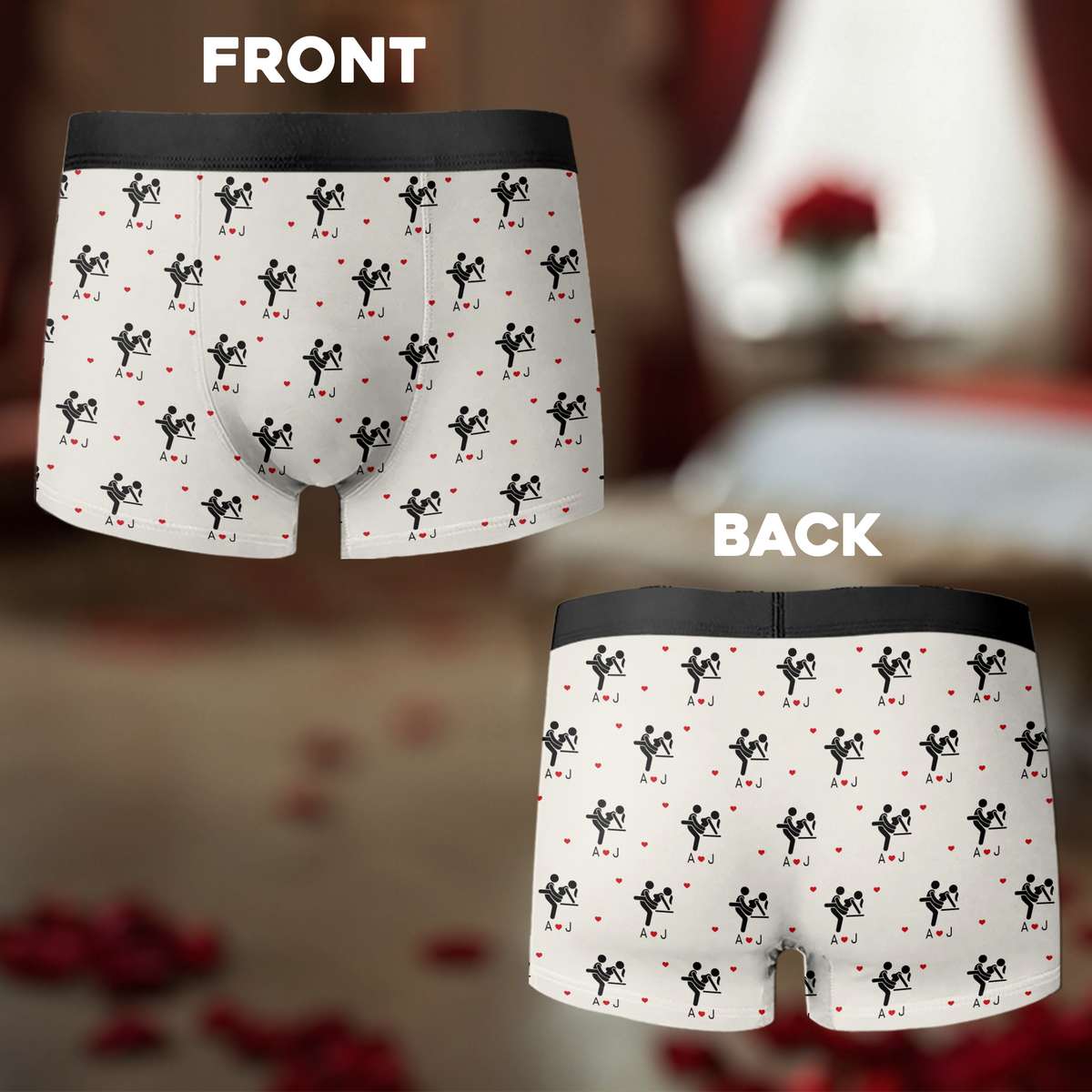 Personalized Novelty Boxer Briefs – Funny Custom Underwear for Men, Humorous Gift for Him HO82 903416