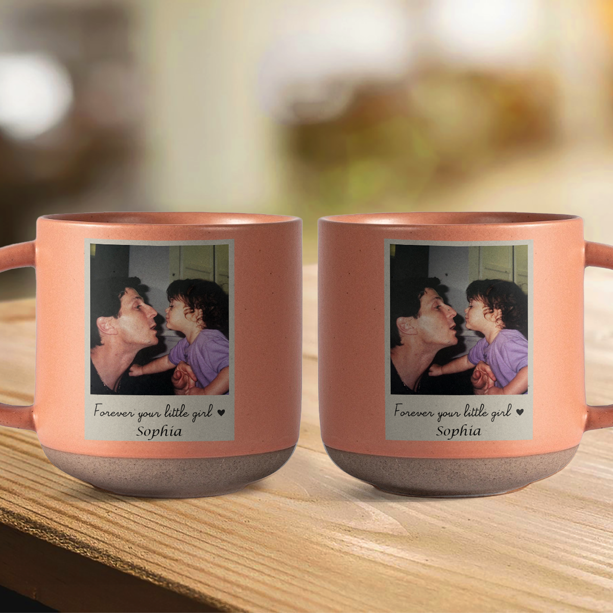 Custom Photo I Love You Mom Pottery Mug TH10 898865