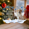 Custom Photo Pet Memorial Angel Acrylic Ornament Christmas Keepsake Gift CH07 180366