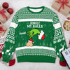 Custom Name Jingle My Balls Ugly Christmas Sweater For Dad TH10 171175
