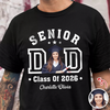 Custom Senior Mom Dad Class of 2026 Graduation Dark Shirt HO82 901564