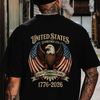 250 Years American Flag 250th Anniversary USA Back Shirt HA75 920926