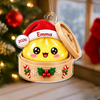 Personalized Glitter Dumpling Christmas Acrylic Ornament Dumpling Lover Gift, Kids Christmas Gift LM32 670141