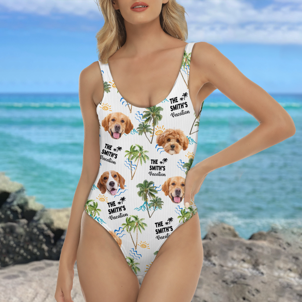 Custom Photo Family Vacation Family Trip - Personalized Swimsuit LM32 893765