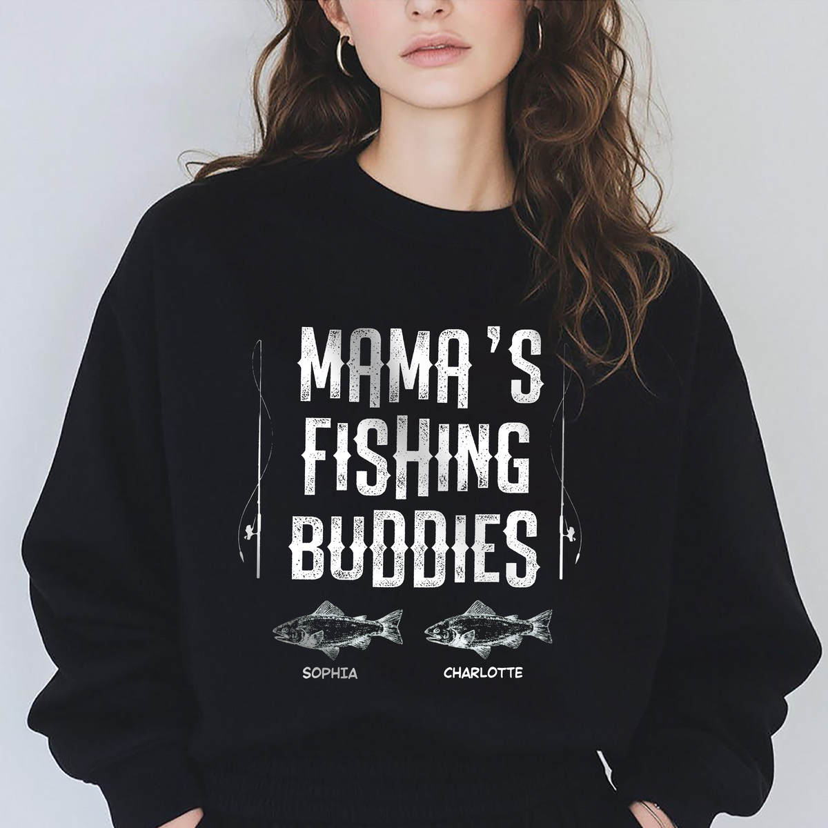 Custom Name Papa's Fishing Buddies Dark Shirt LM32 899241
