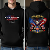 Custom Name Freedom 250 Years 1776 - 2026 Back & Front Dark Shirt TH10 169337