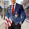 Custom Name American Pride Patriotic 250th Anniversary Eagle Men's Suit HO82 902062
