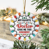 Custom 3D Inflated Effect Printed Ceramic Ornament Christmas Gift for Jobs & Family TH10 894837