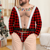 Personalized Funny Men's Christmas Fake Body Sleepwear, Novelty Gag Gift For Husband, Dad & Friends TH10 171159