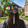 Personalized Country Flag Graduation Cap Topper Class of 2026 Gift CH07 910900