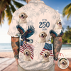 Custom Dog Photo USA 250 Anniversary Eagle 1776-2026 Hawaii Shirt TH10 898585