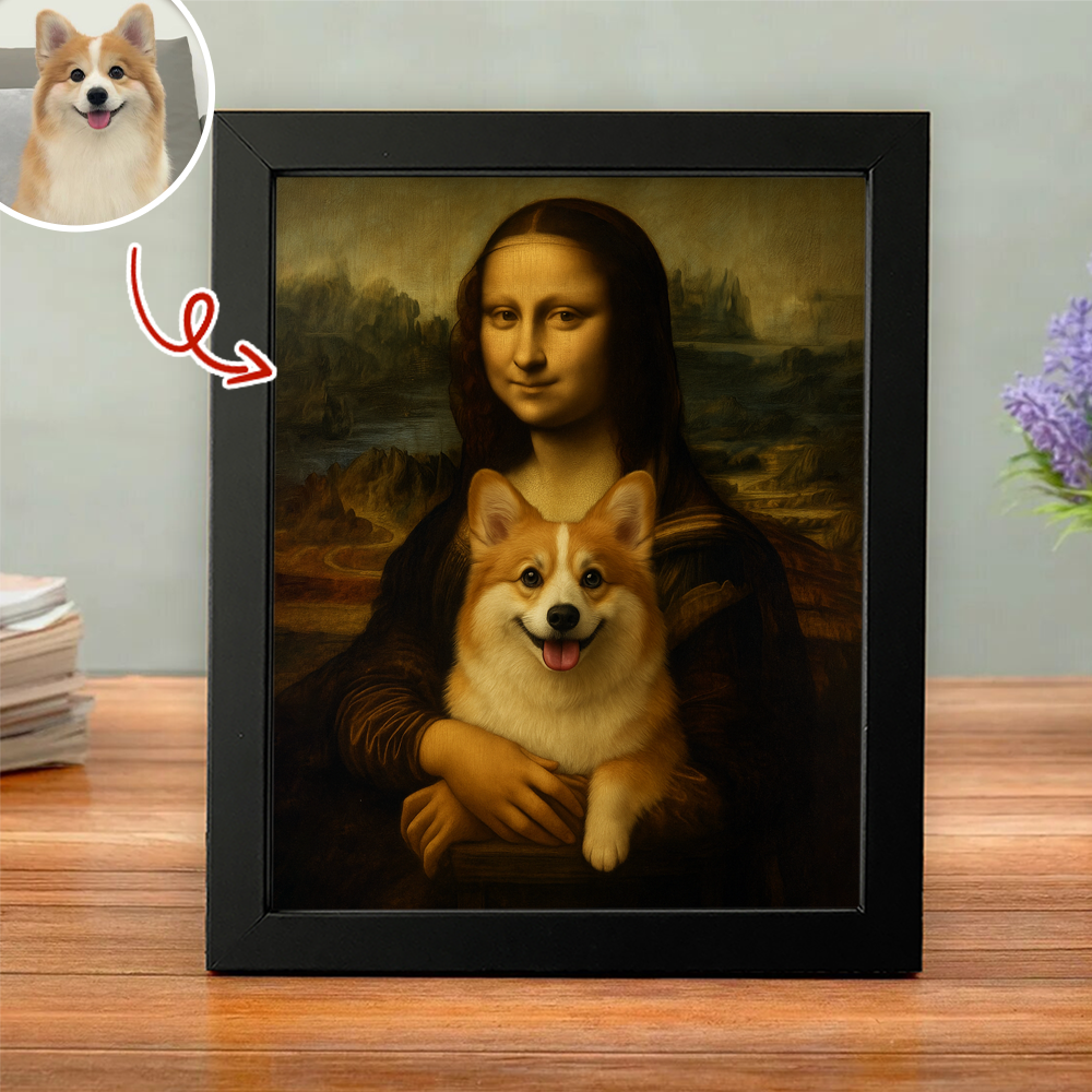 Custom Dog Photo Classical Style Poster Gift For Dog Lovers HO82 894586