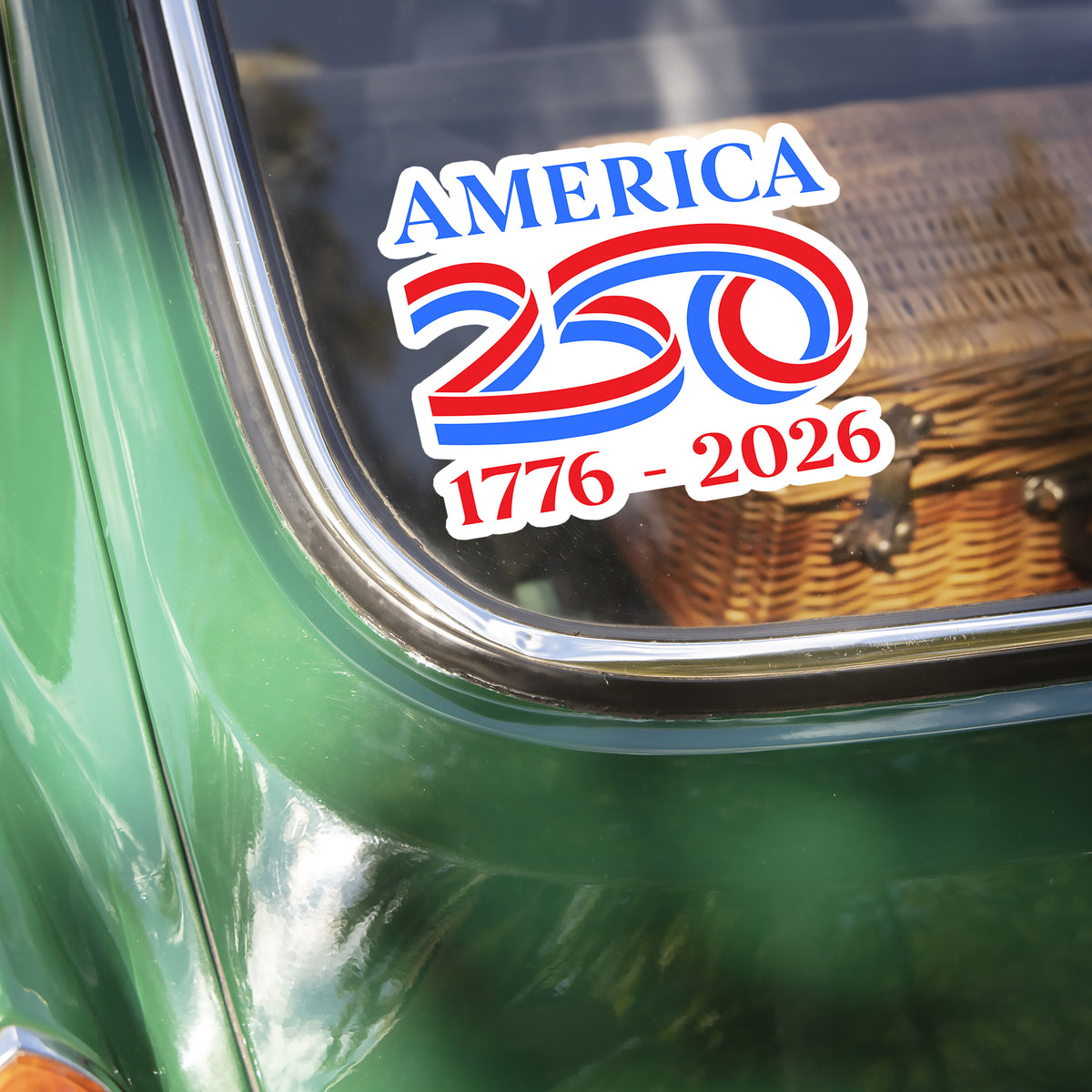 America 250th Birthday 1776 - 2026 Car Window Decal Sticker LM32 895825