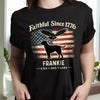 Custom Dog Faithful Since 1776 USA 250 Years Dark Shirt LM32 899061