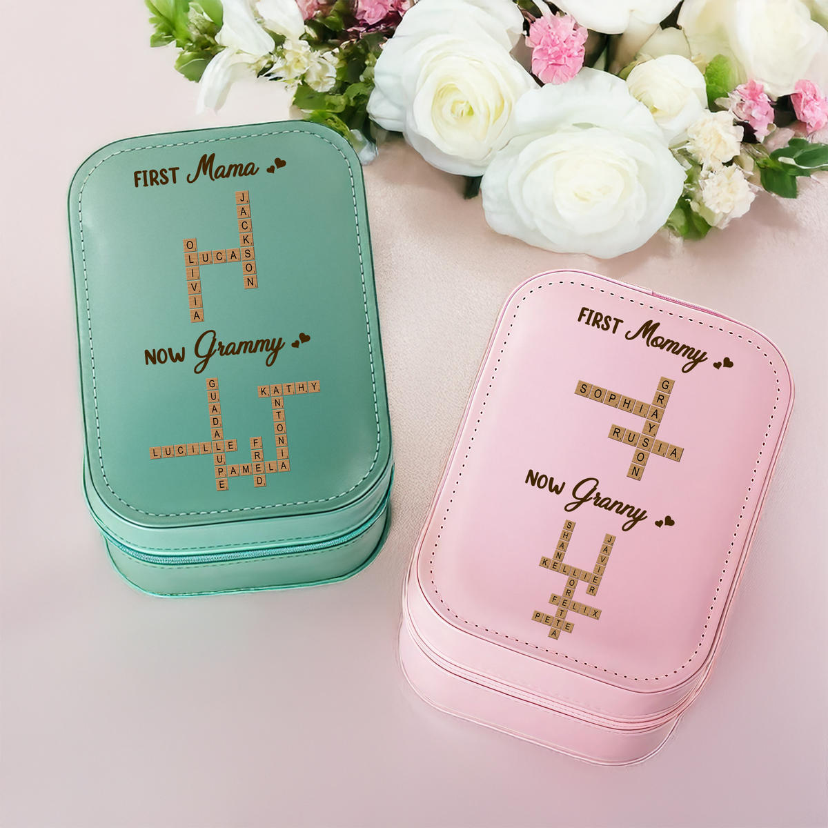 Personalized Being Your Mother Was A Gift Makeup box with LED LM32 893319