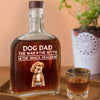 The Man The Myth The Snack Dealer Custom Photo Dog Dad Whiskey Bottle CH07 895964