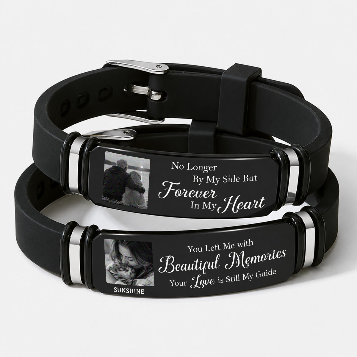 Custom Photo And Name Memorial Wristband In Loving Memory Gift LM32 669625