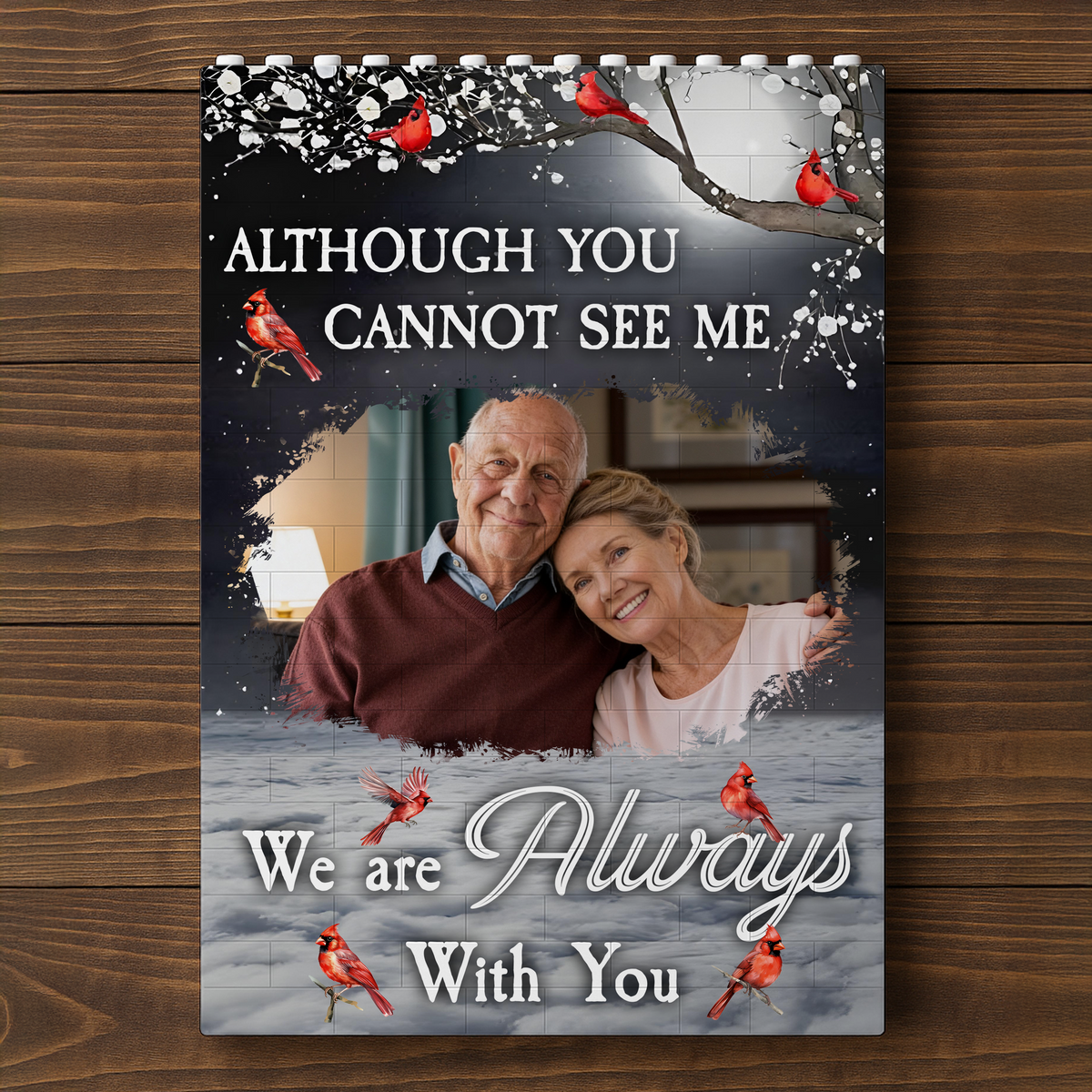 Custom Photo I Am Always With You Personalized Memorial Building Block HA75 920532