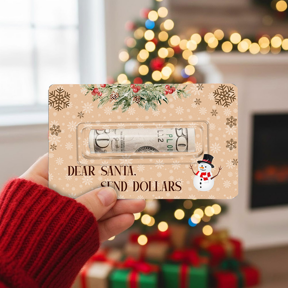 Personalized Christmas Money Holder Card Funny Stocking Stuffer CH07 895606