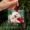 Custom Dog Photo Acrylic Ornament Christmas Gift For Dog Lovers LM32 895769
