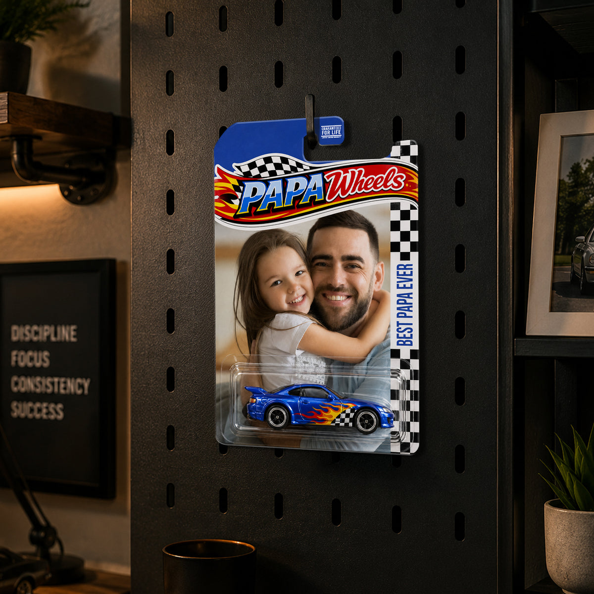 Custom Photo You’re Wheelie Cool Dad Wheels Packaging - Diecast Car Keepsake for Father’s Day LM32 669129