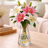Custom Name We Love You Mom Flower Glass Vase CH07 910906