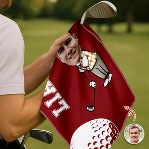 Custom Face And Name Personalized Golf Towel Funny Gift for Golf Lovers HA75 898684