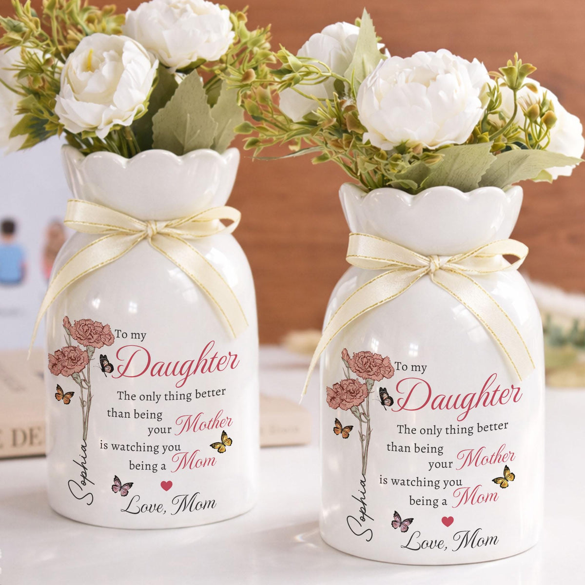 Custom The Only Thing Better Than Being Your Mother Flower Ceramic Vase LM32 899725