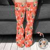 Custom Dog Photo Christmas Fluffy Socks Christmas Gift CH07 899202