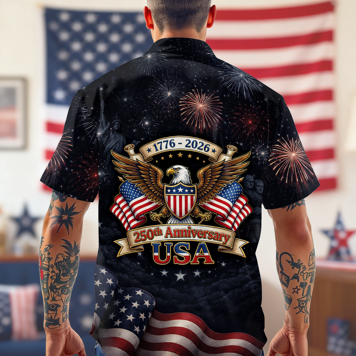 Personalized 250th Anniversary 1776-2026 Hawaii Shirt CH07 910484