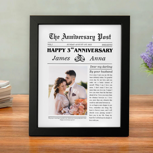 Custom Photo The Wedding Post Picture Frame Gift For Husband, Wife TH10 898239