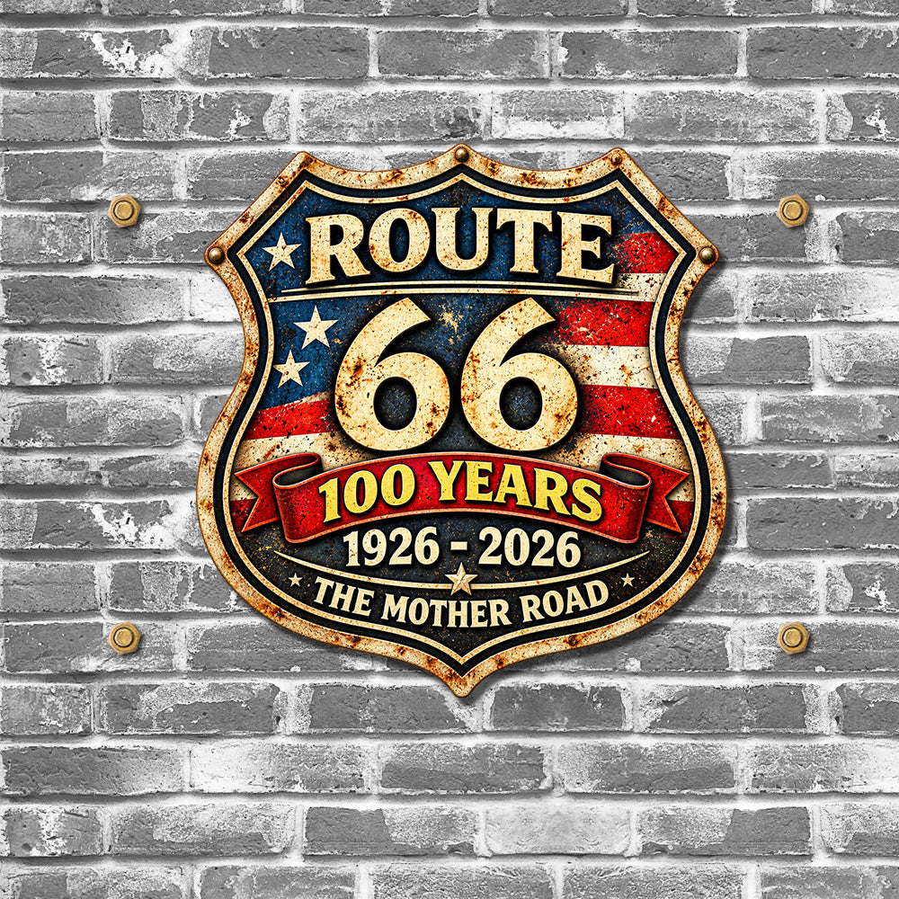 Route 66 Centennial, 100th Anniversary - The Mother Road Metal Sign LM32 670243