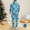 Custom Photo Merry Fishmas Onesie Pajamas Christmas Gift For Fishing Lovers, Fisherman HA75 898254