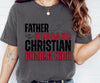 Father Husband Christian Charlie Kirk Conservative Christian Bright Shirt LM32 65415