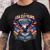 Celebrate USA 250 Years Eagle Patriotic TShirt 1776-2026 USA 250th Anniversary Dark Shirt CH07 910962