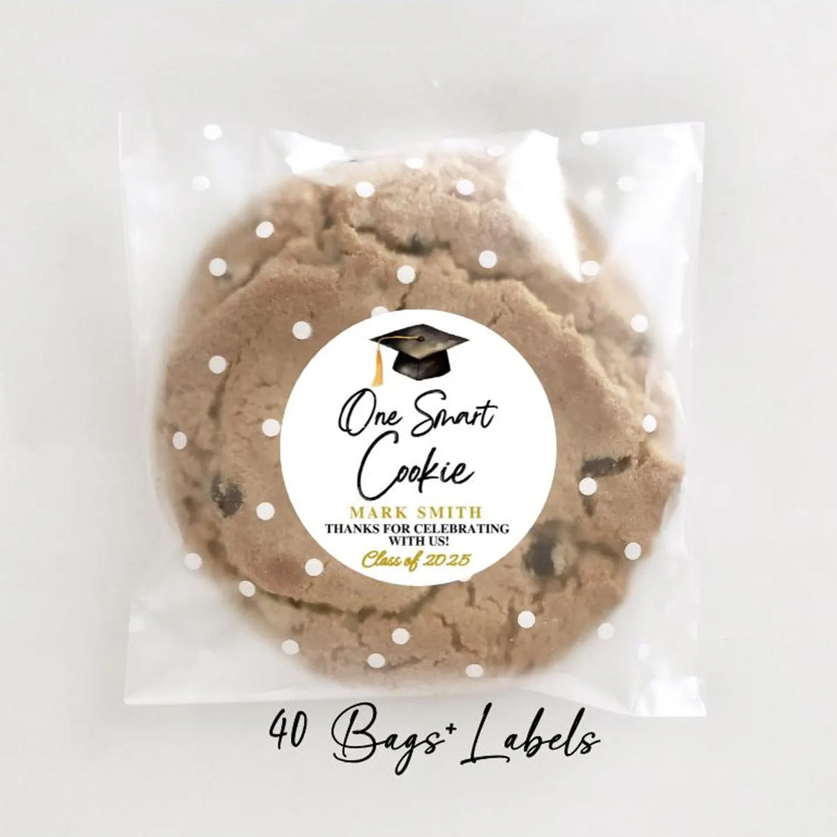 One Smart Cookie 2026 Graduation Labels & Bags HO82 902234