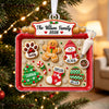 Custom Family Of Five, Six, Seven Gingerbread Christmas Cookie Tray Acrylic Ornament LM32 670629