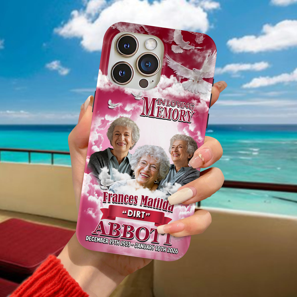 Custom Photo Forever Remembered Forever Missed In Heaven Memorial Phone Case HA75 920984