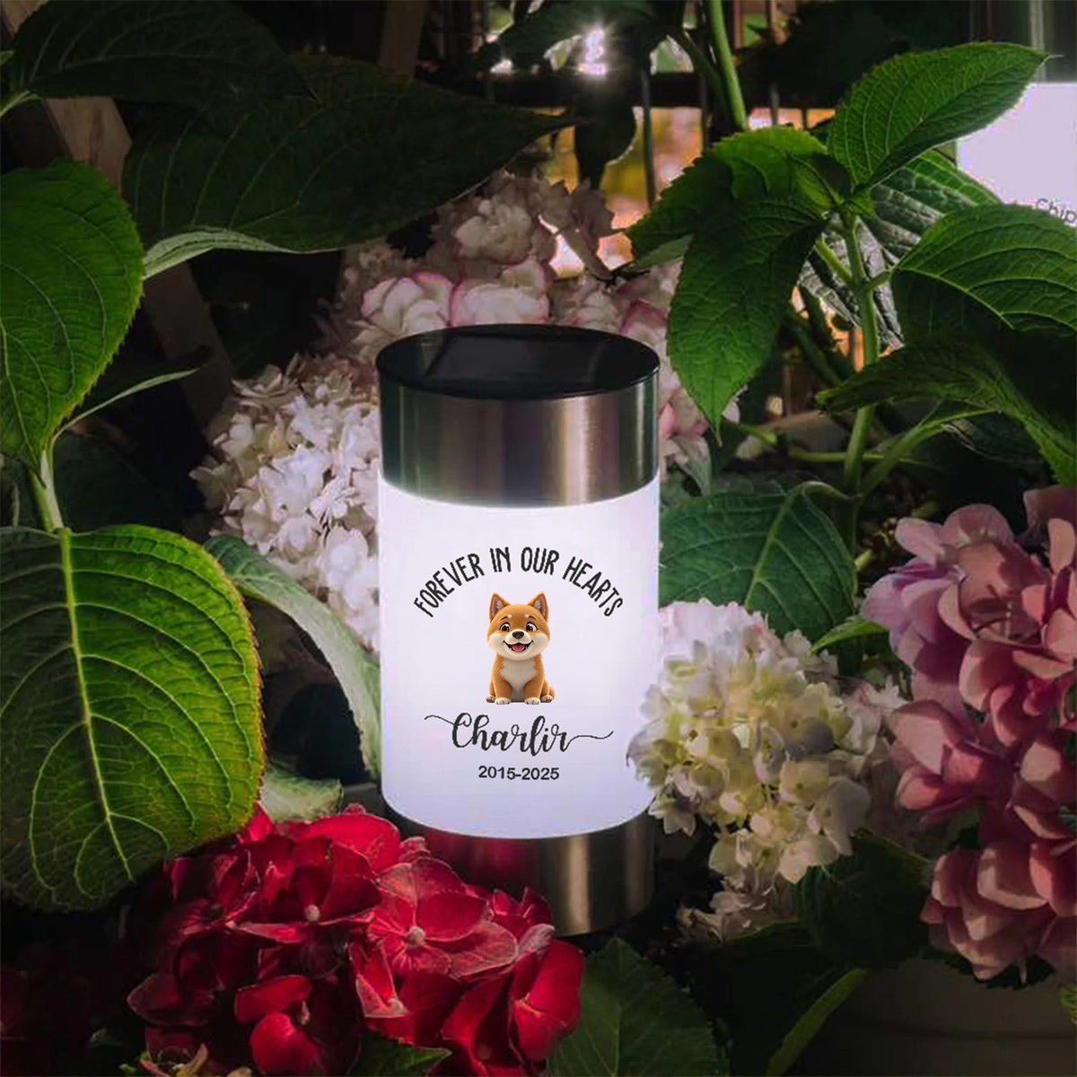 Personalized Clipart This Garden Is Protected By My Dog Solar Garden Light TH10 898035