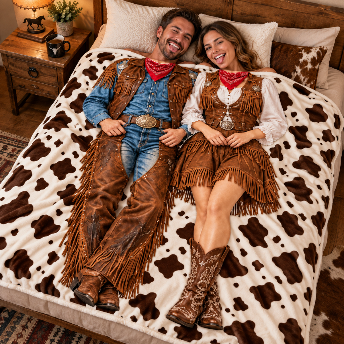 Personalized My King And My Queen Blanket, Anniversary Wedding Gifts CH07 180888