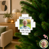 Personalized Memorial Photo In Loving Memory Christmas Building Blocks Ornament CH07 180446