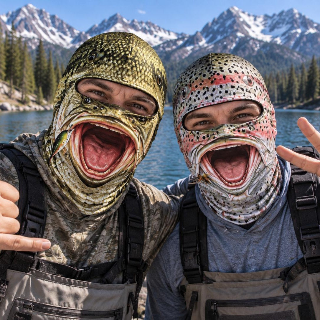 Personalized Funny Fish Face 3D Ski Mask For Fisherman, Fishing Lovers LM32 670419