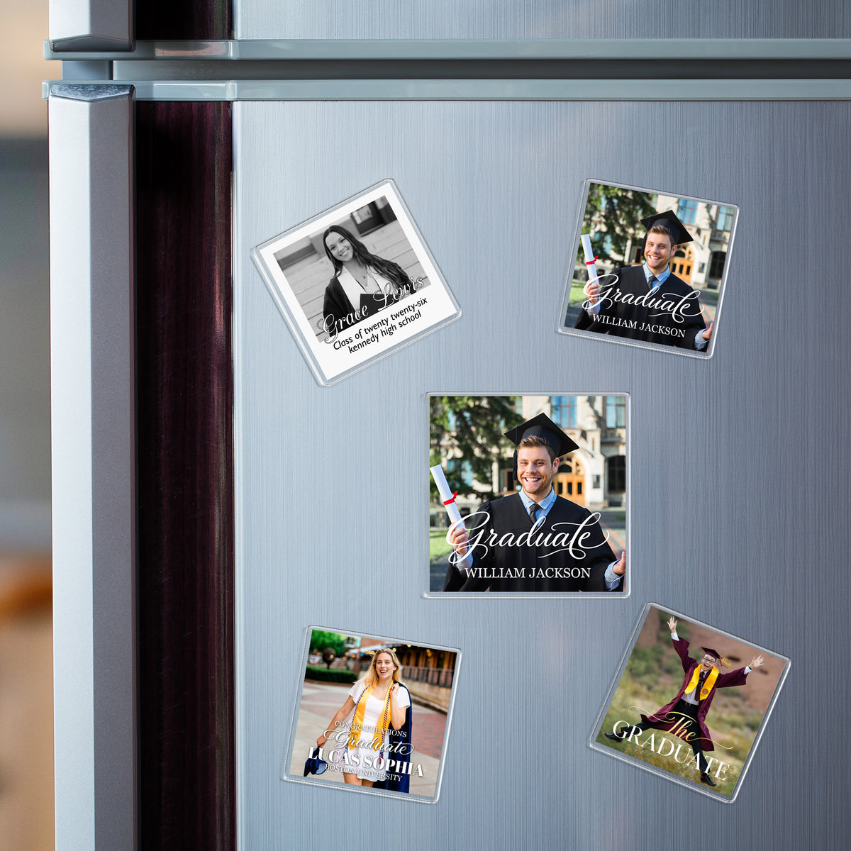 Custom Photo Class of 2026 Graduation Acrylic Magnet Personalized Keepsake Gift HO82 902290