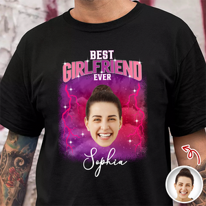 Custom Photo Best Boyfriend, Girlfriend Ever Couple Shirt TH10 894491