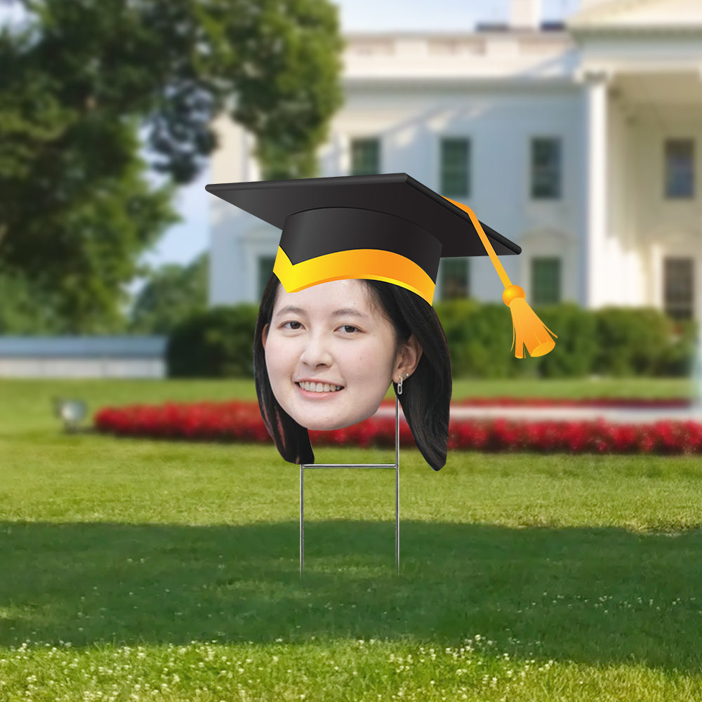 Custom Face Photo Congrats Graduation's Day Yard Sign TH10 898567