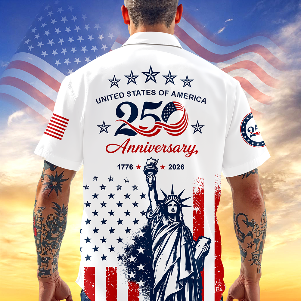USA 250 Anniversary 1776 - 2026 Hawaiian Shirt TH10 169951