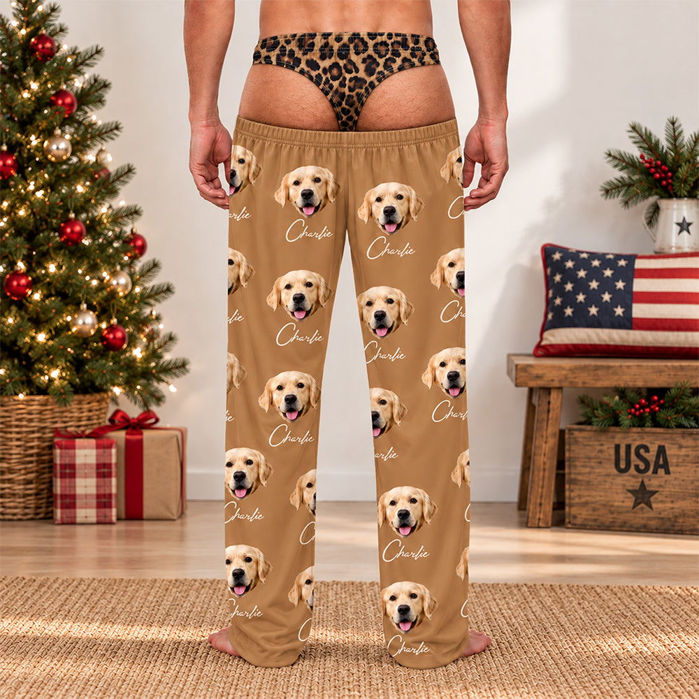 Custom Pet Face Photo Funny Sweatpants Gift For Pet Lovers CH07 180514
